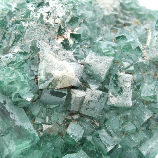 Fluorita cristalizada em cubo