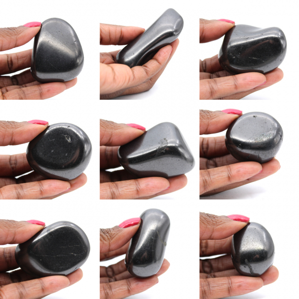 Pedra polida shungita