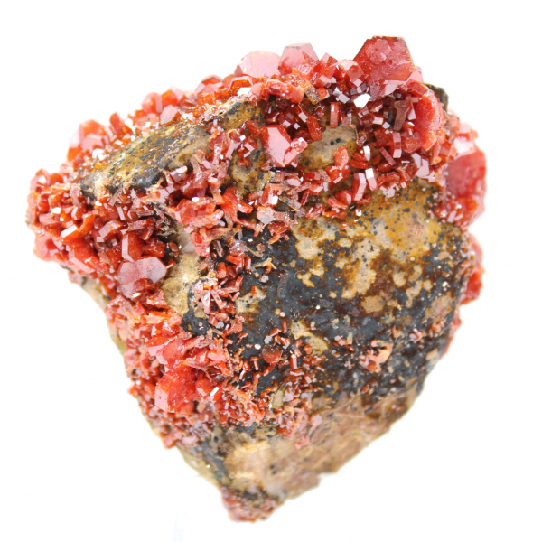 Cristais de vanadinite em ganga