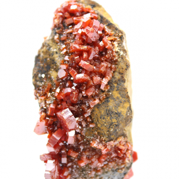 Cristais de vanadinite em ganga