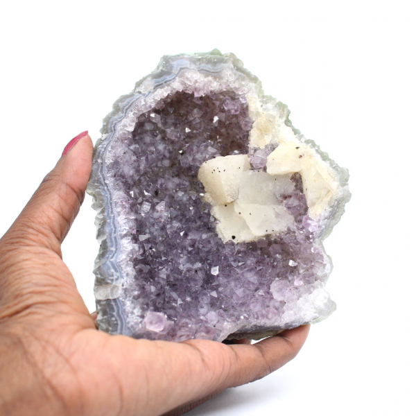 Calcite e ametista do Brasil