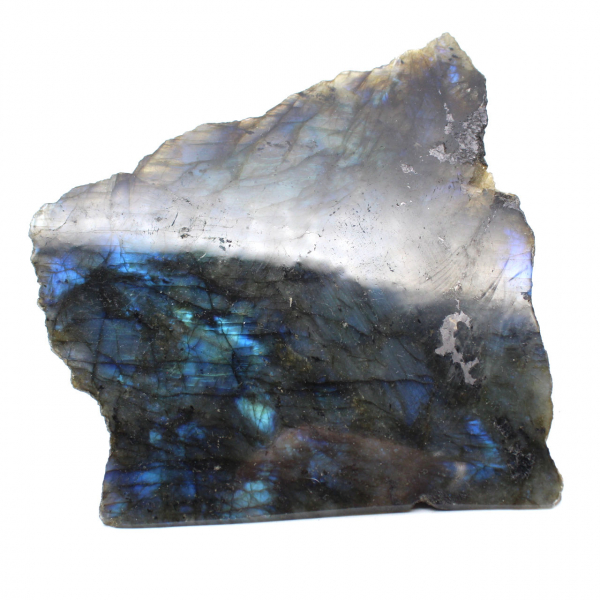 Labradorite polida de um lado colecionável