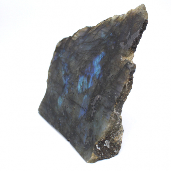 Labradorite polida de um lado colecionável