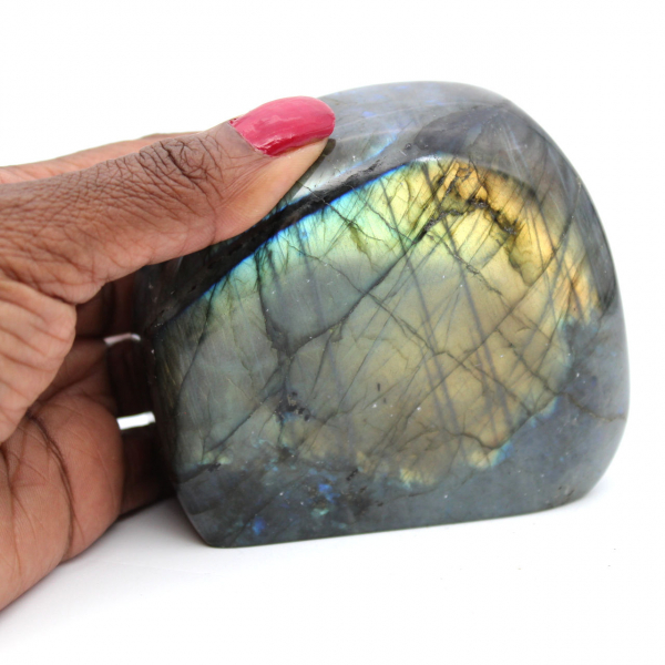 Pedra Labradorite Polida de Forma Livre