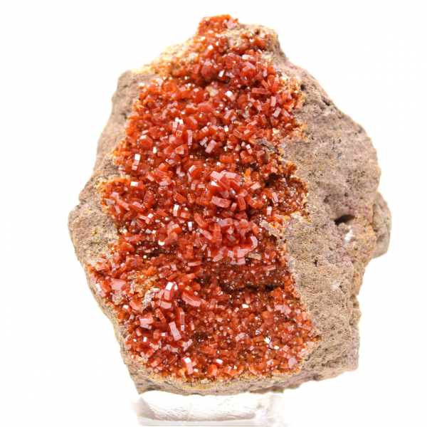 Cristais naturais de vanadinite