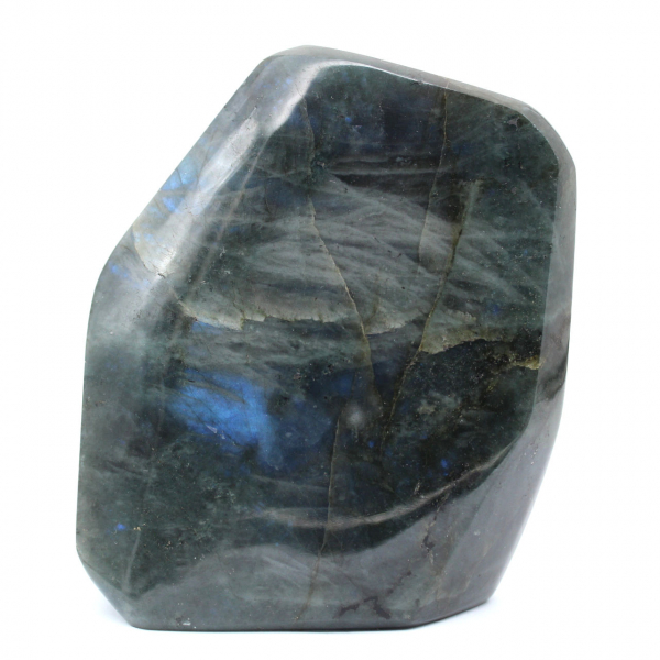 Pedra labradorite polida de forma livre