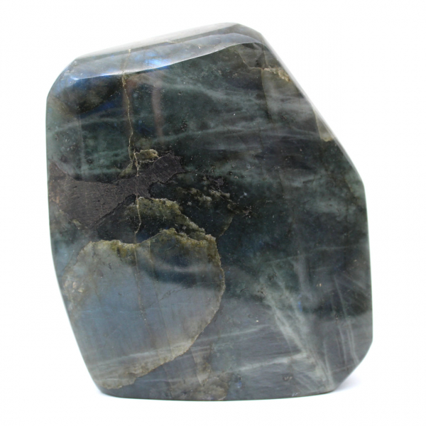 Pedra labradorite polida de forma livre