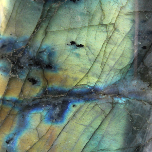 Pedra Labradorite Natural Polida