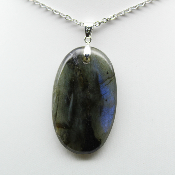 Pendente Oval Labradorita