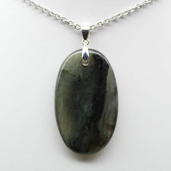 Pendente Oval Labradorita