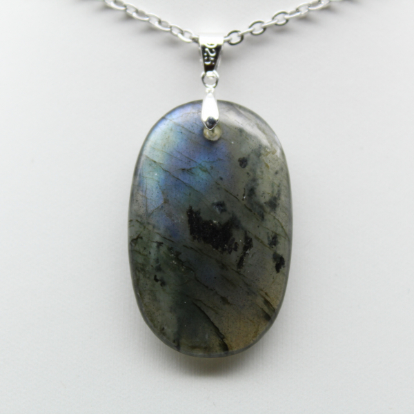 Pendente Oval Labradorita
