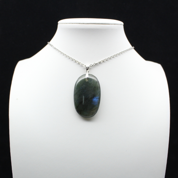 Pendente Oval Labradorita