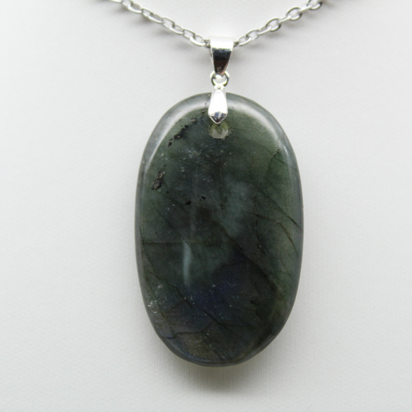 Pendente Oval Labradorita