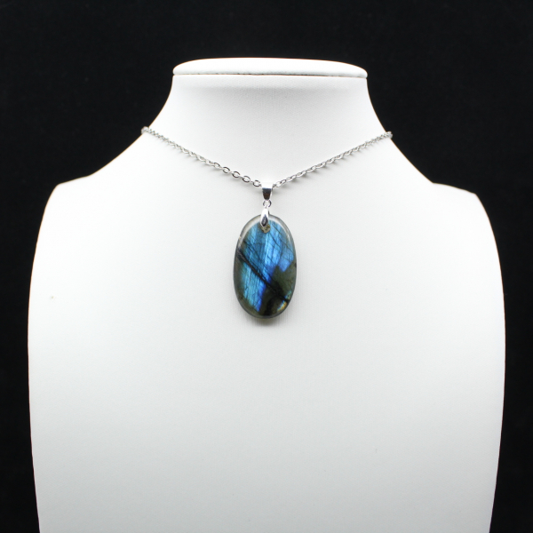 Pendente Oval Labradorita