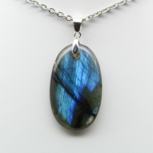 Pendente Oval Labradorita