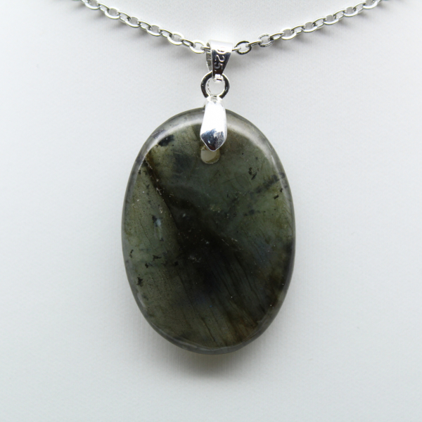 Pendente Oval Labradorita