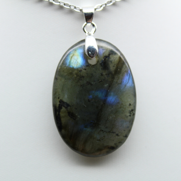 Pendente Oval Labradorita
