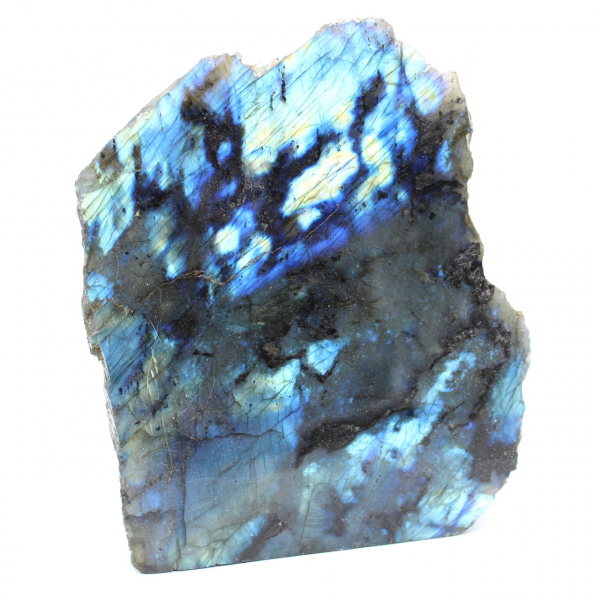 Labradorite polida unilateralmente, item de colecionador
