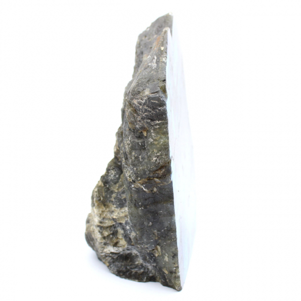 Labradorite polida unilateralmente, item de colecionador