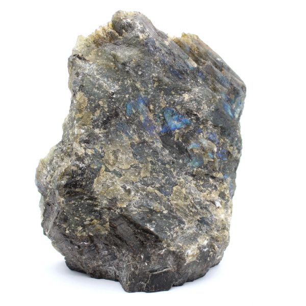 Labradorite polida unilateralmente, item de colecionador