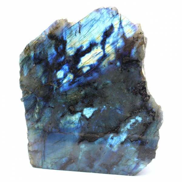 Labradorite polida unilateralmente, item de colecionador