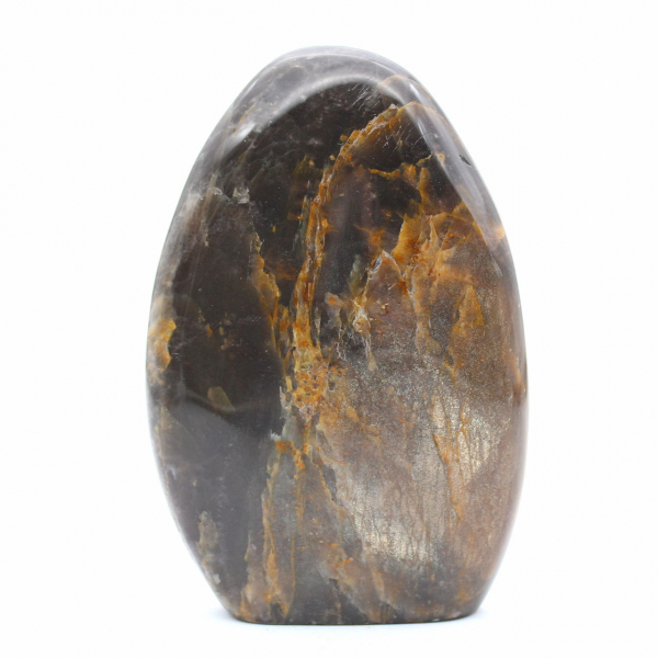 Pedra natural de pedra da lua negra