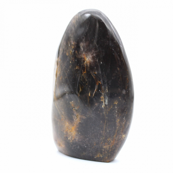 Pedra natural de pedra da lua negra