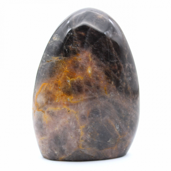 Pedra da lua negra natural colecionável