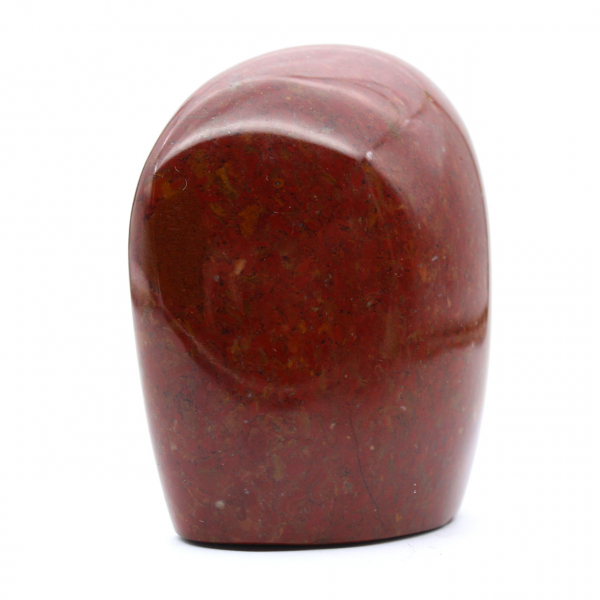 Pedra de jaspe vermelho polido