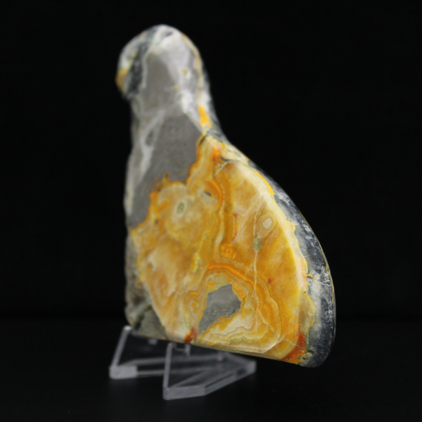 Decoração grande em pedra natural Jaspe Bumblebee