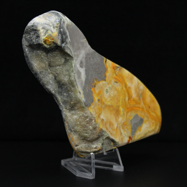 Decoração grande em pedra natural Jaspe Bumblebee