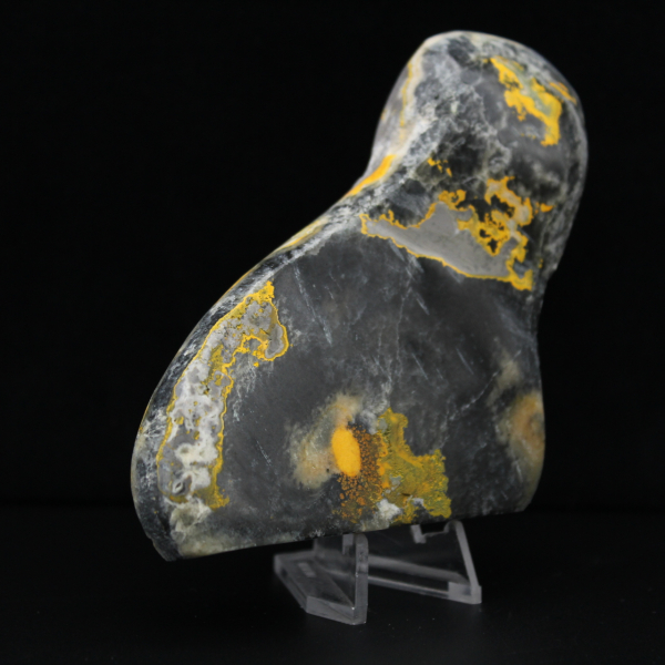 Decoração grande em pedra natural Jaspe Bumblebee