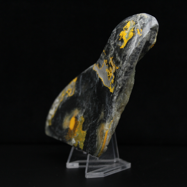 Decoração grande em pedra natural Jaspe Bumblebee