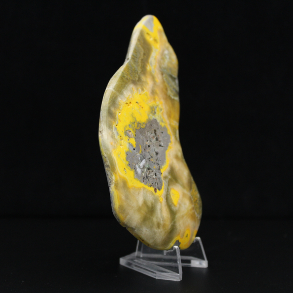 Pedra decorativa mineral Jaspe Bumblebee polida