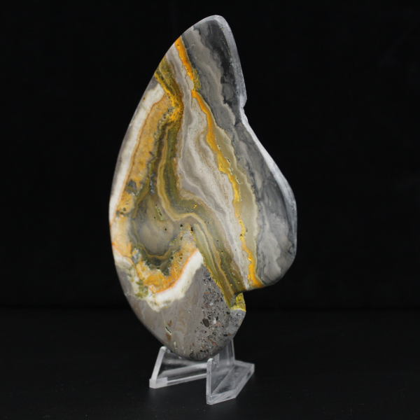 Ciência Mineral da Rocha Jaspe Abelha Polida