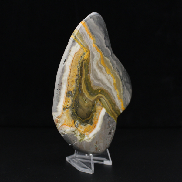 Ciência Mineral da Rocha Jaspe Abelha Polida