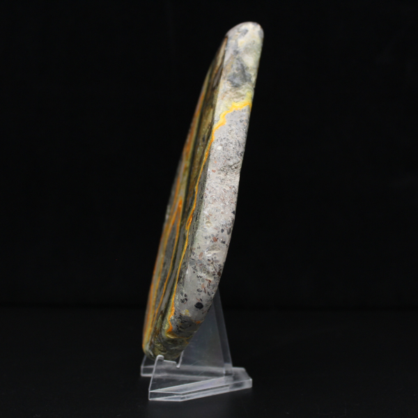 Jaspe Bumblebee polido, exemplar raro da Indonésia.