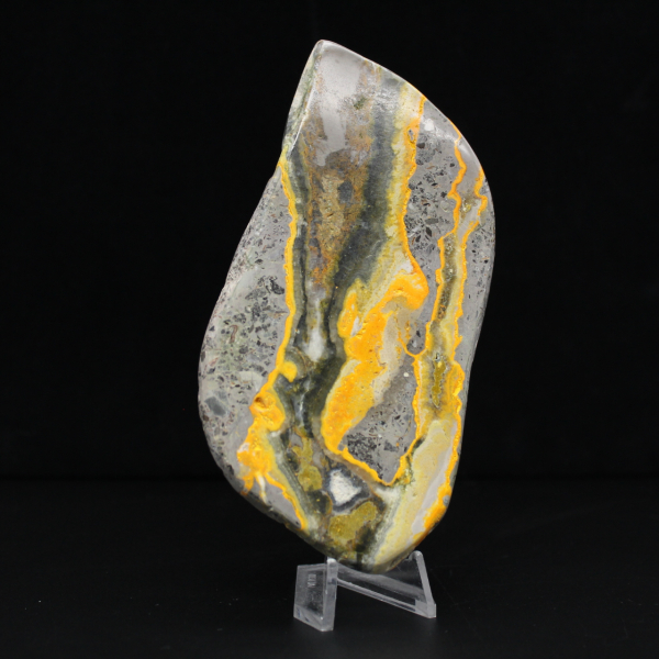 Jaspe Bumblebee polido, exemplar raro da Indonésia.