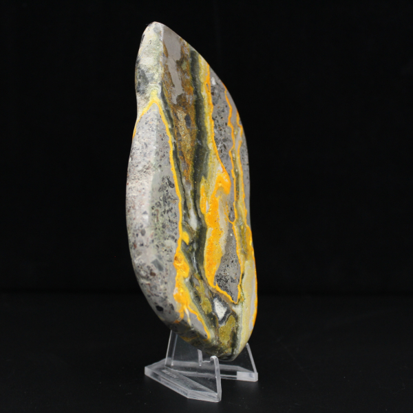 Jaspe Bumblebee polido, exemplar raro da Indonésia.