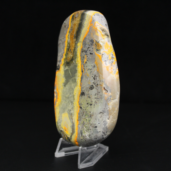 Ornamento de Jaspe Abelha Natural Polido