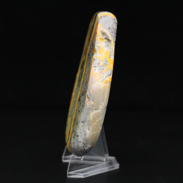 Ornamento de Jaspe Abelha Natural Polido