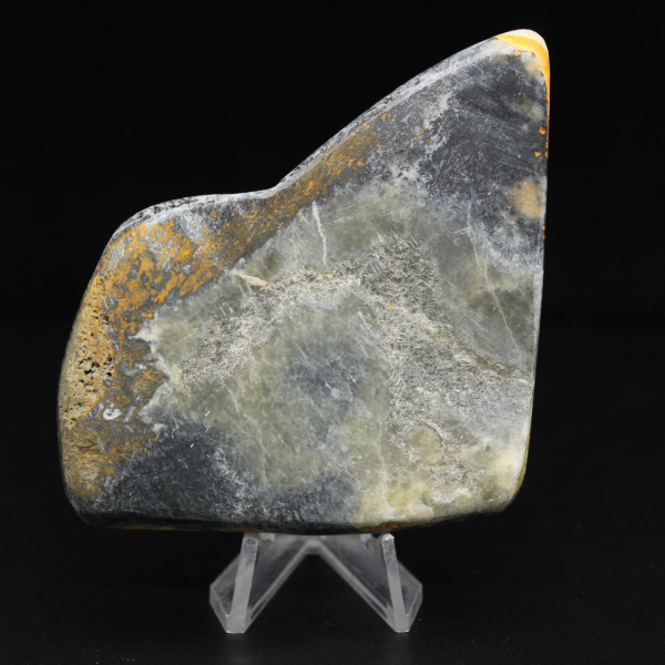 Pedra genuína de jaspe abelha polida