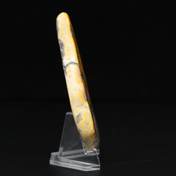 Jaspe Bumblebee, pedra natural, exemplar compacto