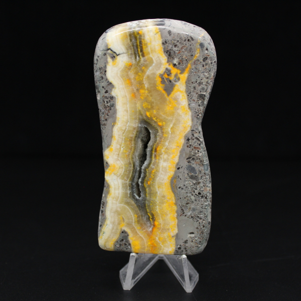 Jaspe liso, pedra vulcânica tipo abelha