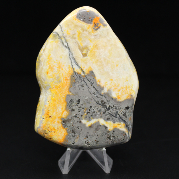 Ornamento compacto de jaspe abelha