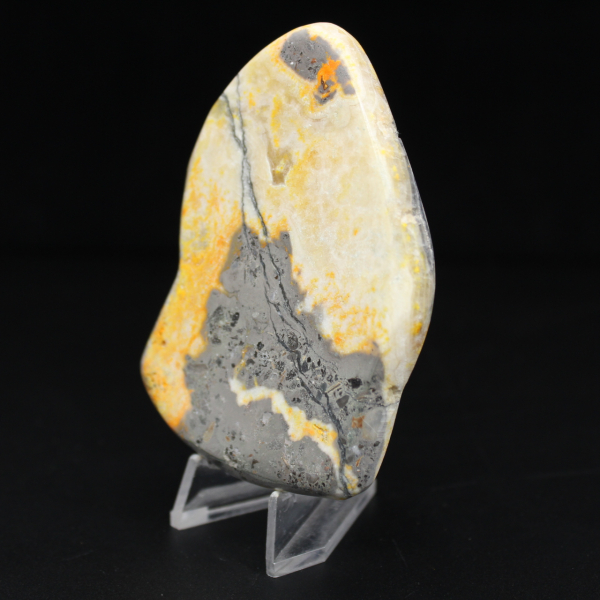 Ornamento compacto de jaspe abelha