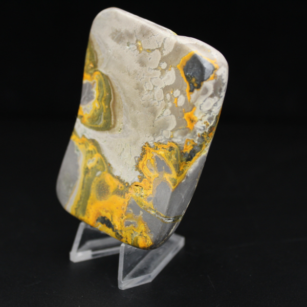 Ornamento pequeno de jaspe abelha polido