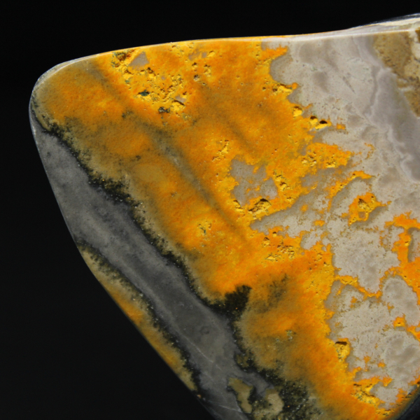 Jaspe Bumblebee, pedra natural autêntica.