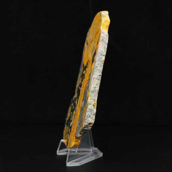 Jaspe Bumblebee indonésio: placa de gesso sulfuroso