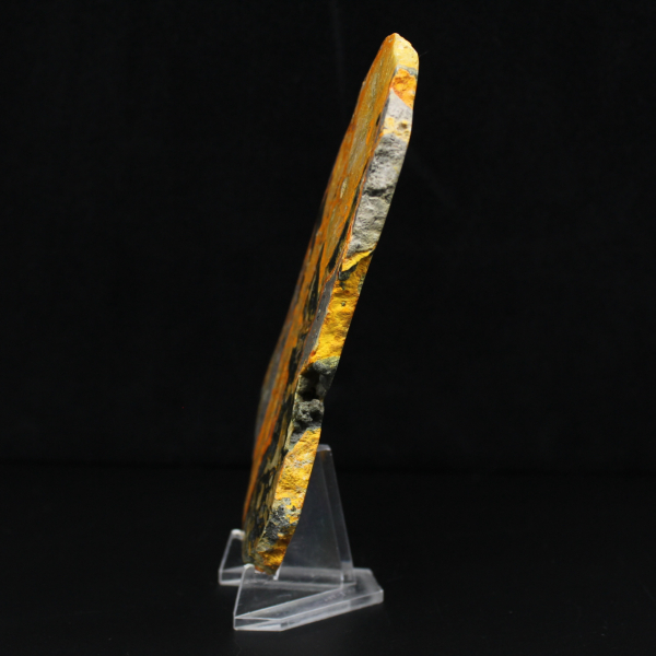 Jaspe Bumblebee indonésio: placa de gesso sulfuroso